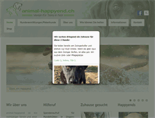 Tablet Screenshot of animal-happyend.ch